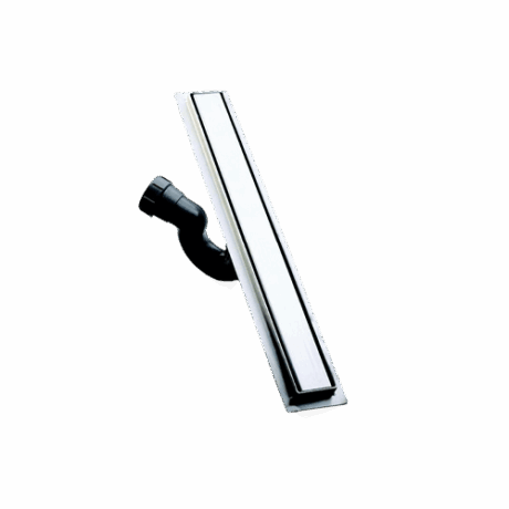 Gio 300x45mm slimline shower channel stainless steel reversed tiling option