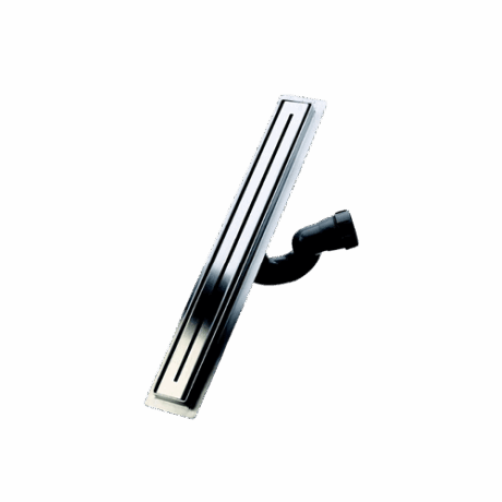 Gio 300x45mm slimline slotted shower channel stainless steel reversed tiling option