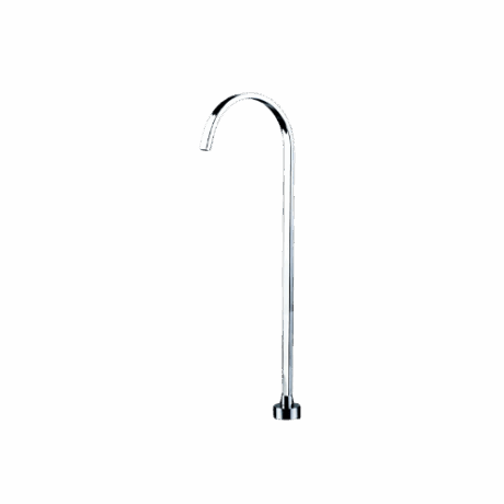 Gio 900x30mm square freestanding bath spout (15mm inlet)