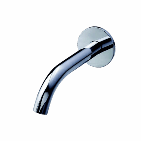 Gio 185x25mm round wall spout (15mm inlet)