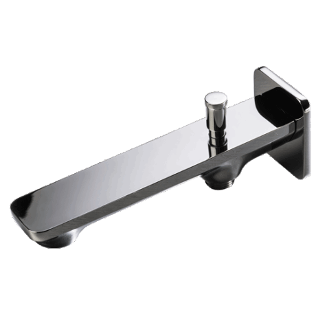 Gio 180x40mm half round bath diverter spout (15mm inlet)