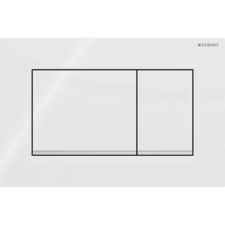 Geberit Sigma20 actuator plate, square, dual flush