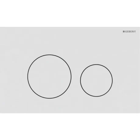 Geberit Sigma40 actuator plate, round, dual flush