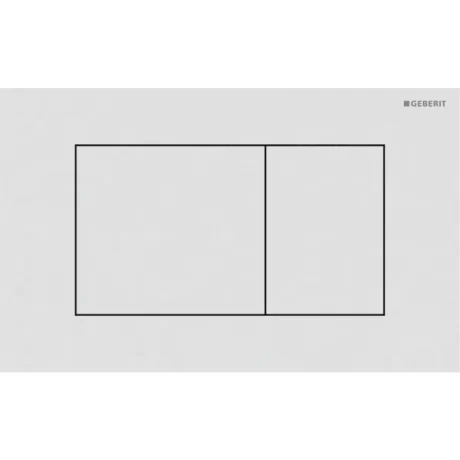 Geberit Sigma40 actuator plate, square, dual flush
