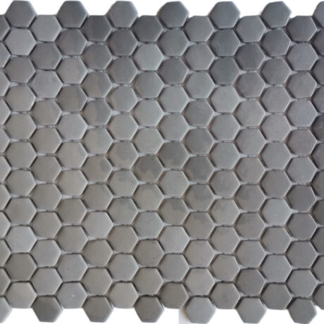 Mini Hex Recycled Glass Mosaic