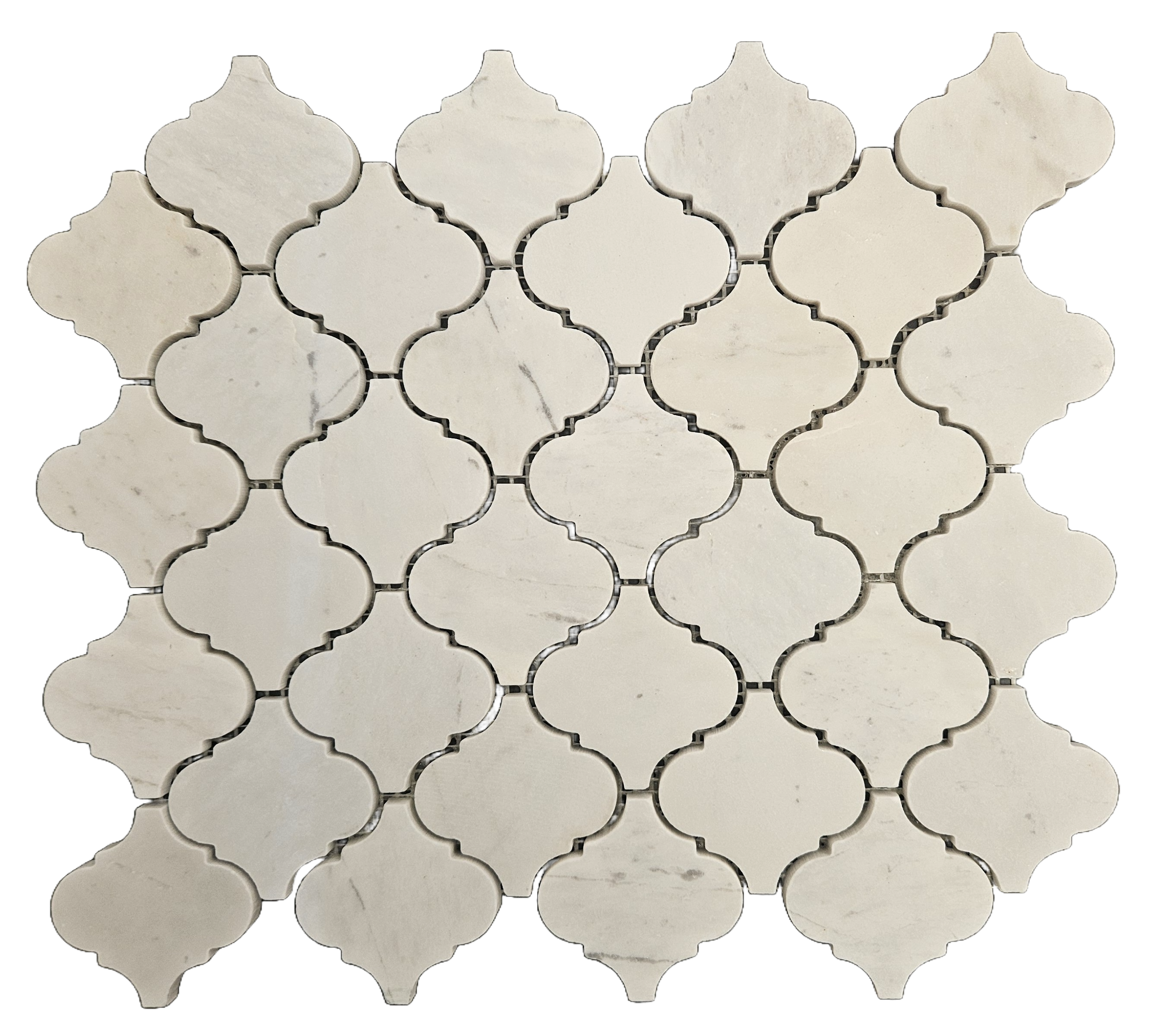 Milky White Lantern Mosaic