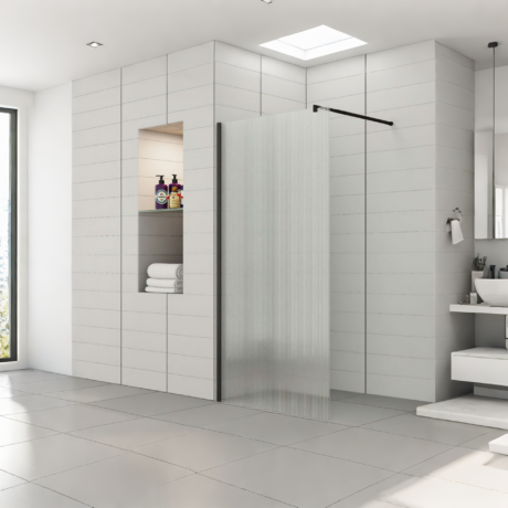 Black aluminum, Shower Screen