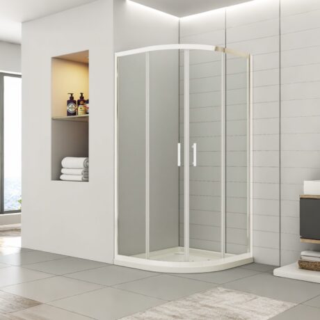 Chrome Quadrant Shower Enclosure