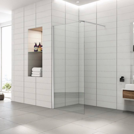 Chrome W/Mounted Shower Screen