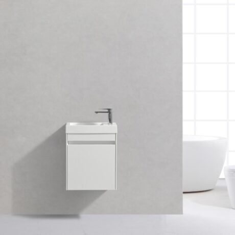 460 Simplicity vanity & Basin - High Gloss White
