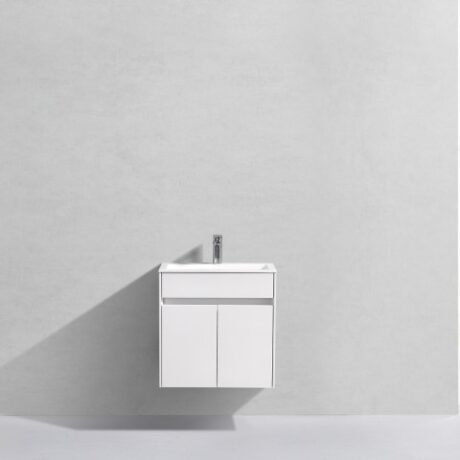 550 Simplicity vanity & Basin - High Gloss White