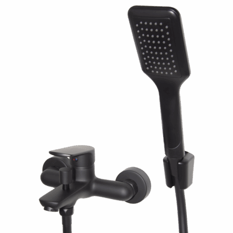 Bath Mixer Tap W/T Std Offset | Spring Black