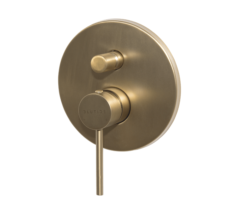 Concealed Diverter Mixer Tap | Neo Brushed Brass