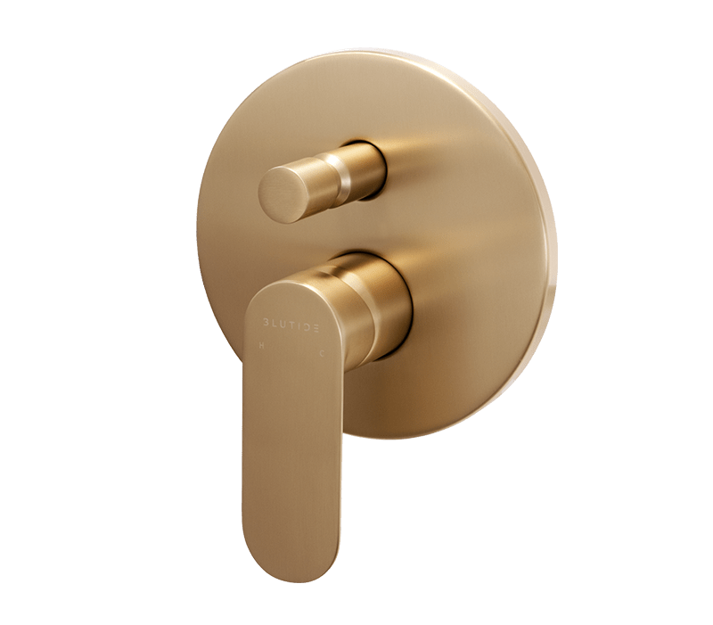 Concealed Diverter Trim Kit | Satin Brass