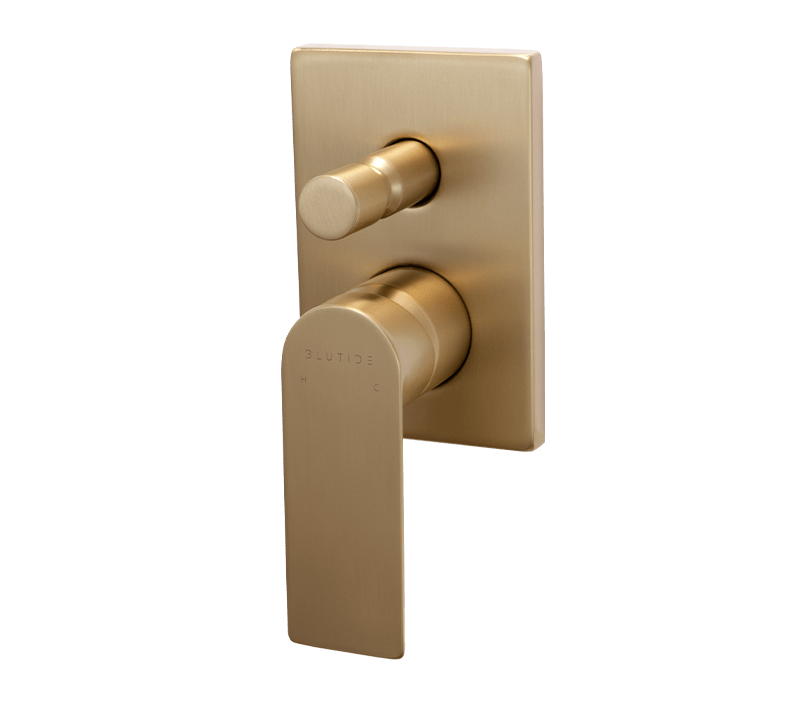 Concealed Diverter Trim Kit | Silk Brass