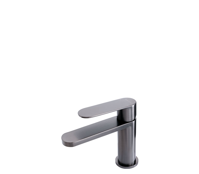 90mm Basin Mixer Tap | Satin Gunmetal