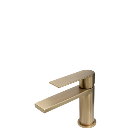 Guest Basin Mixer Tap | Silk Brass