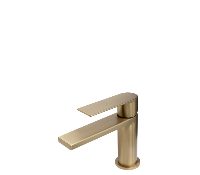 Guest Basin Mixer Tap | Silk Brass