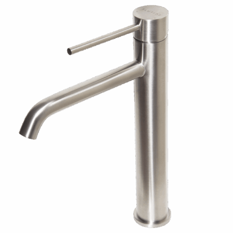 High Basin Mixer Tap | Neo Brushed Stainless Steel
