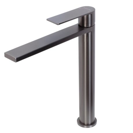 High Basin Mixer Tap | Silk Gunmetal