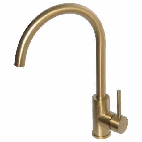 Single Hole Sink Mixer Tap | Neo Brushed Brass