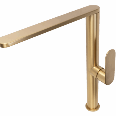 Single Hole Sink Mixer Tap | Satin Brass