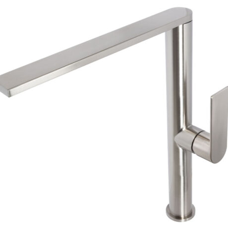 Single Hole Sink Mixer Tap | Silk Brushed Stainless Steel