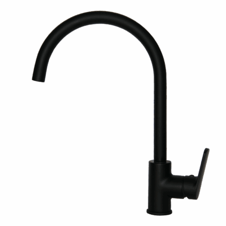 Single Hole Sink Mixer Tap | Spring Black