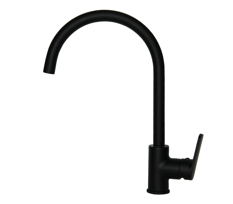 Single Hole Sink Mixer Tap | Spring Black