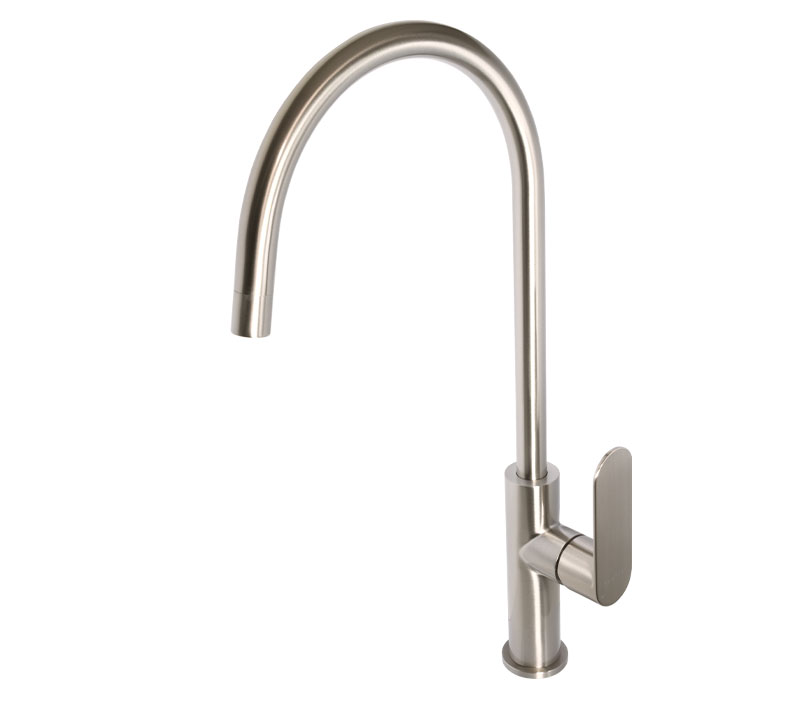 Sink Mixer Tap | Satin Brushed Stainless Steel