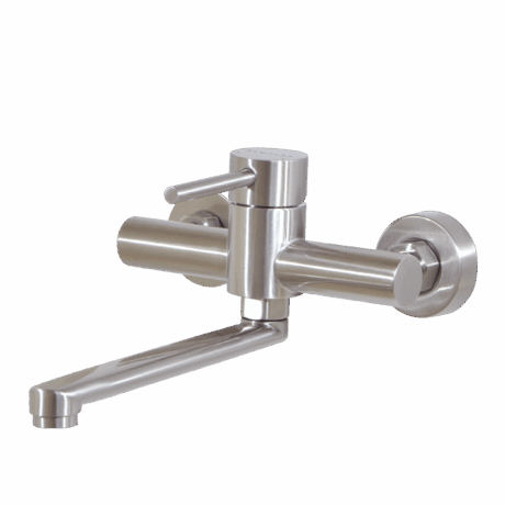 Sink Mixer Tap W/T Std Offset | Moon Brushed Stainless Steel