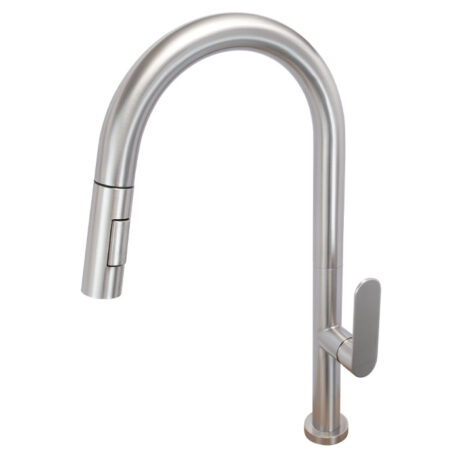 Spray Sink Mixer Tap | Satin Brushed Stainless Steel