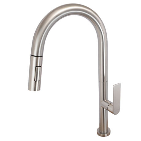 Spray Sink Mixer Tap | Silk Brushed Stainless Steel