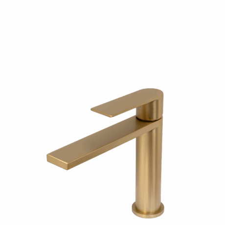Std Basin Mixer Tap | Silk Brass