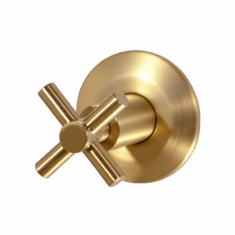 U/T Stop Tap CxC – 15mm | Neap Brushed Brass