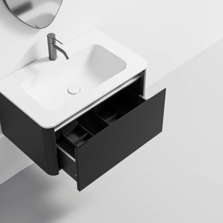 Midnight Black Cabinet