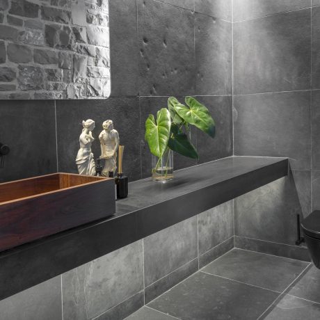 Midnight Black Natural 600x600x10mm Slate