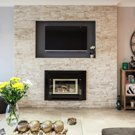 Light Travertine Cladding 50 x FL Splitface