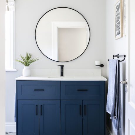 Blackened Brass Double Towel Rail