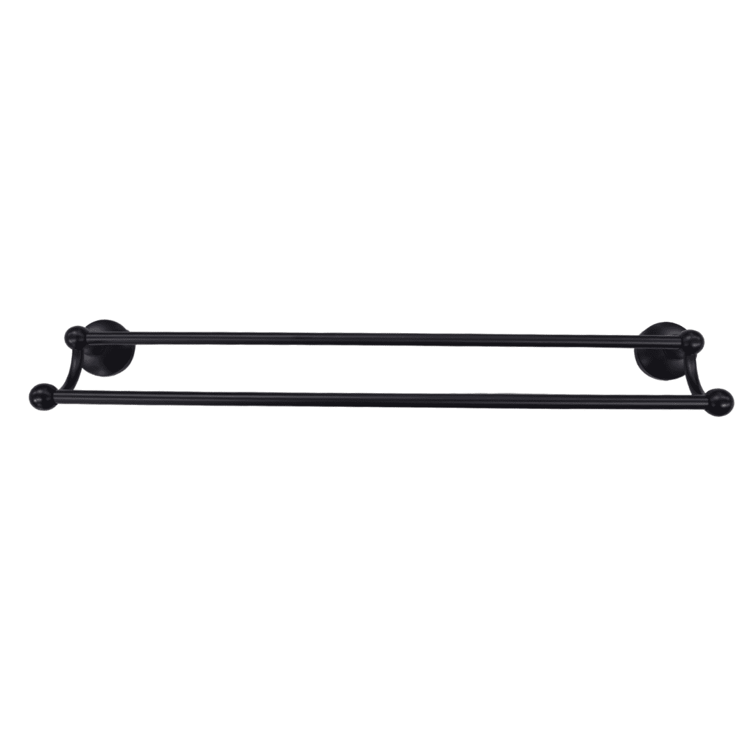 Blackened Brass Double Towel Rail - Image 3
