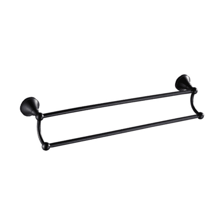 Blackened Brass Double Towel Rail