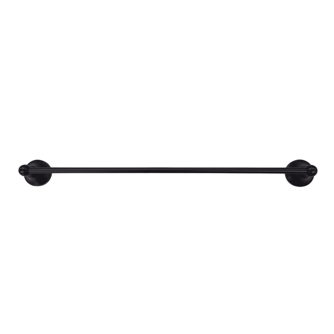 Blackened Brass Single Towel Rail