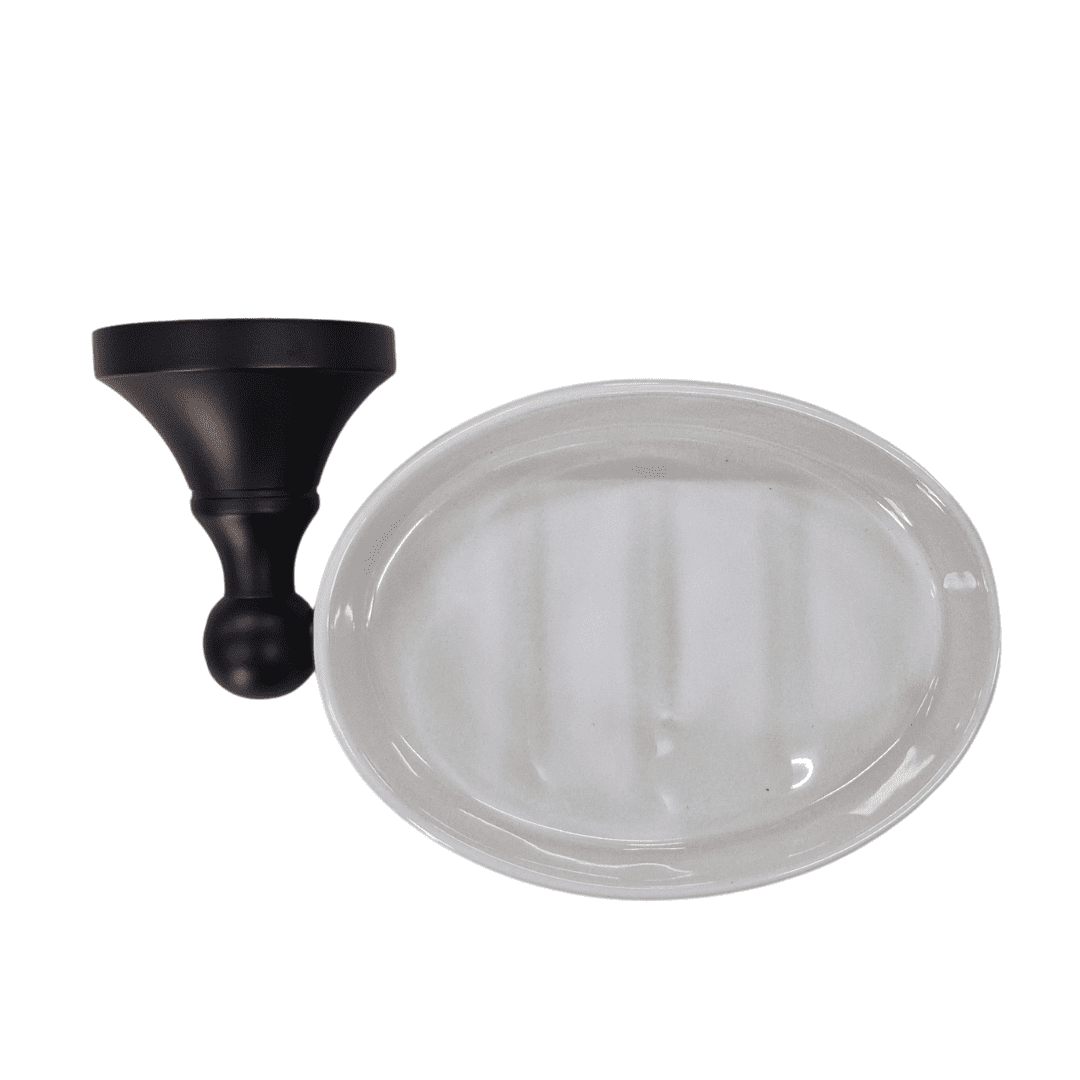 Blackened Brass Soap Dish