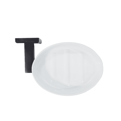 Black SQ Soap Dish
