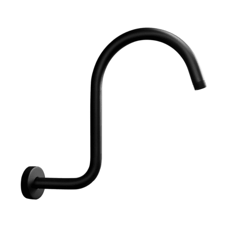 Blackened Brass Goose Shower Arm