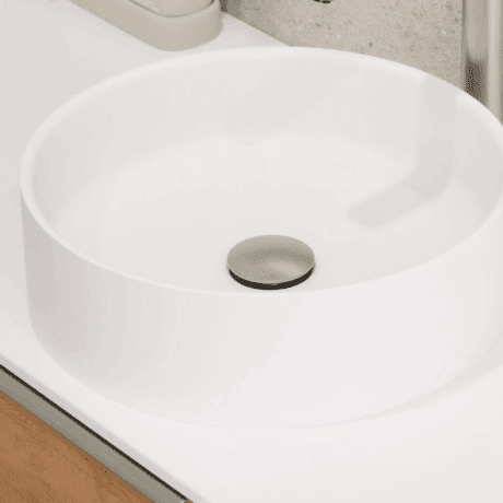 Chrome Basin Pop-Up Plug – Unslotted