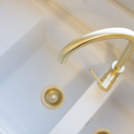 Brushed Gold Basin Waste Plug | Kitchen