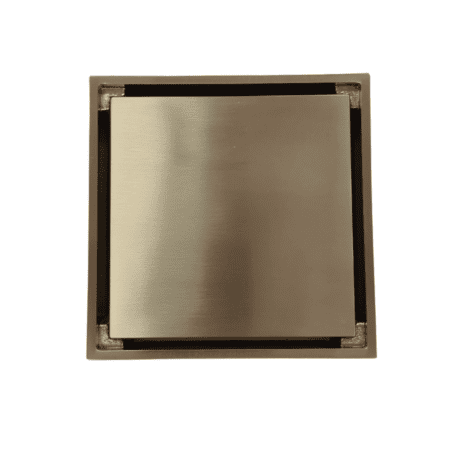 Brushed Gold Shower Drain Cover & Trap