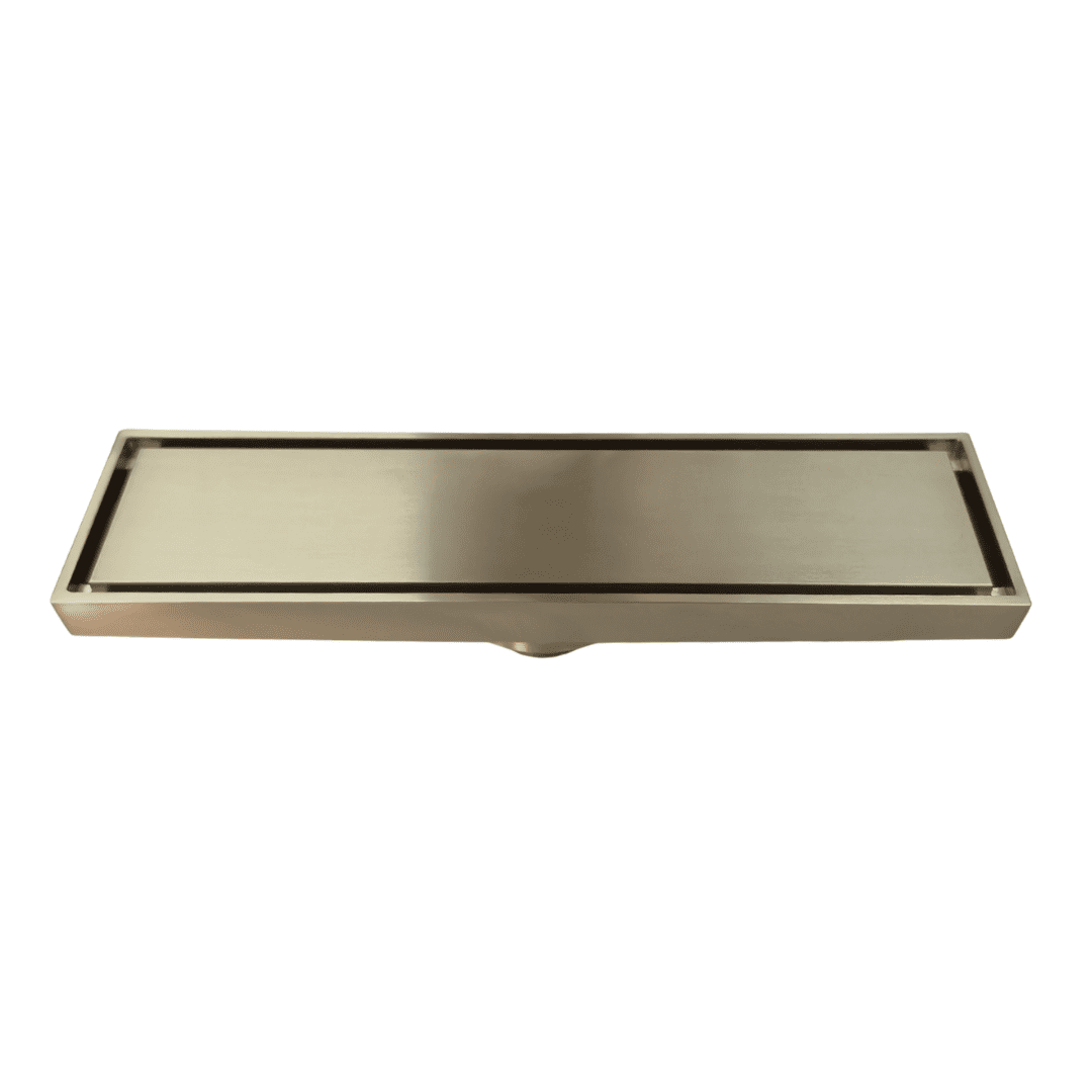 Brushed Gold Rectangle Floor Drain