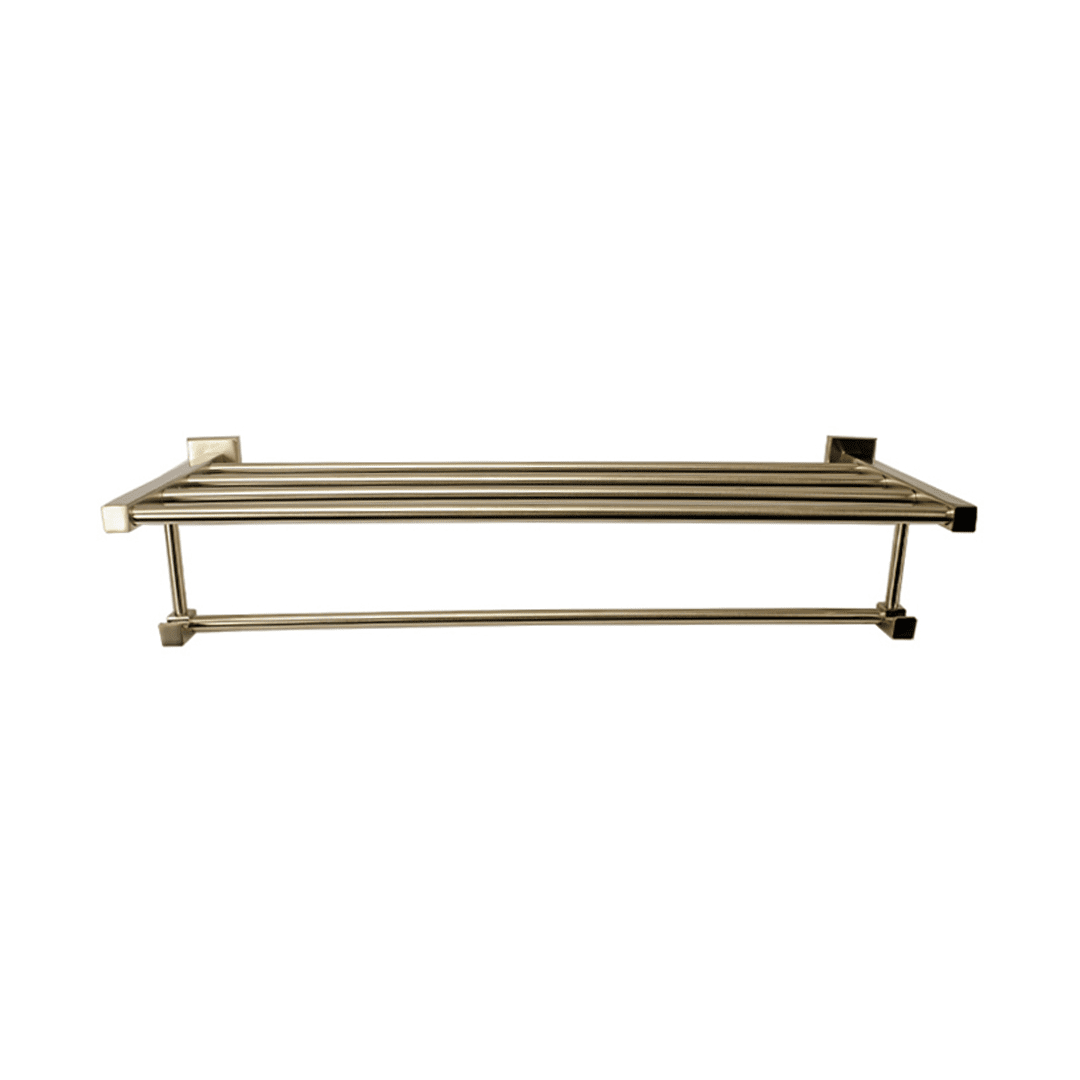 Brushed Gold SQ Large Towel Rail - Image 2